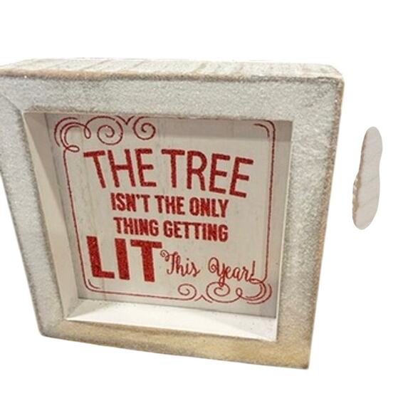 Funny Holiday Signs – Alcohol Humor Christmas Décor Hanging Tag Rustic Farmhouse - Picture 3 of 5